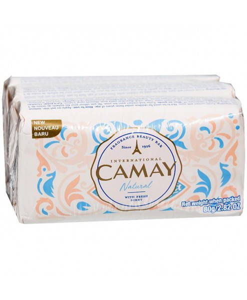 Camay Soap Natural 3U x 125g